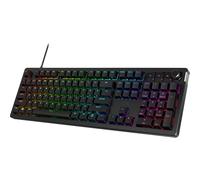 HyperX Alloy Rise, Tastiera Meccanica da Gaming Cablata, Illuminazione RGB, Telaio in Policarbonato, 80 Milioni di Pressioni Garantite, Cavo USB-C, 10 Dispositivi Collegabili, Layout Inglese, Nera