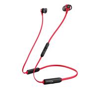 HyperX Cloud Buds Auricolari, Connessione Senza Filo Bluetooth 5.1, 3 Misure di Copriauricolari in Silicone, Microfono Integrato e Pulsante Multifunzione, Fino a 10 Ore di Autonomia, Nero/Rosso