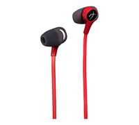 HyperX Cloud Auricolari, Connettore a 90 Gradi, Cavo Antigroviglio, 3 Misure di Copriauricolari in Silicone, Microfono Integrato e Pulsante Multifunzione, Adatto per Nintendo Switch, Rosso/Nero