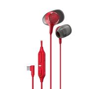 HyperX Cloud Earbuds III S - Cuffie con cavo USB multipiattaforma, suono surround, cuscinetti 4 misure, microfono con cancellazione del rumore, colore: rosso