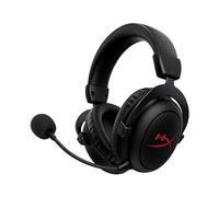 HyperX Cloud II Core, Cuffie da Gaming Senza Filo, Connessione a 2,4 GHz, Telaio in Alluminio, Cuscinetti in Memory Foam Rivestiti in Similpelle, Comandi sul Padiglione, Autonomia 80 Ore, Nero