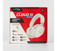 HyperX Cloud III S Cuffie da gioco wireless 2,4 GHz Bluetooth 120 ore bianche