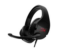 HyperX Cloud Stinger, Cuffie da Gaming, Connessione Cablata a 3,5 mm, Audio Immersivo, Telaio in Acciaio, Cuscinetti in Memory Foam Rivestiti in Similpelle, Adatto per PC e Console, Nero/Rosso