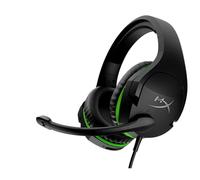 HyperX CloudX Stinger, Cuffie da Gaming, Connessione Cablata a 3,5 mm, Telaio in Acciaio, Cuscinetti in Memory Foam Rivestiti in Similpelle, Comandi sul Padiglione, Adatto per Xbox, Nero/Verde