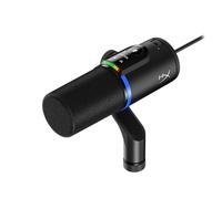 HyperX FlipCast, Microfono XLR/Usb Cardioide per Gaming, Streaming, Podcast, Compatibile Con Pc e Mac, Controllo Volume, Pulsante Muto, Plug & Play, Alta Qualità, Voce Chiara, Riduzione Rumore, Nero
