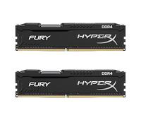 HyperX FURY HX424C15FBK2/8 DDR4 8 GB (Kit 2x4 GB), 2400 MHz CL15 DIMM XMP, Nero