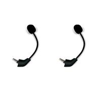 HyperX - Microfono di ricambio da 3,5 mm per cuffie da gioco Kingston HyperX Cloud, Cloud X, Cloud 2 II, Cloud Core e Cloud Pro, confezione da 2