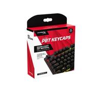 HyperX PBT Copritasti, Set Completo di Tasti, Semitrasparenti, Realizzati in PBT, Resistenti a Usura, Attrito e Solventi, Font HyperX, Strumento Rimozione Copritasti, Layout Inglese, Nero