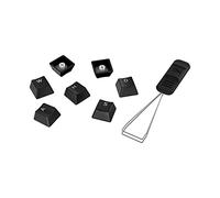 HyperX PBT Keycaps - Set completo di tasti Double Shot PBT, layout tedesco (DE), 105, nero