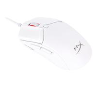 HyperX Pulsefire Haste 2, Mouse Gaming Cablato, Illuminazione RGB, 6 Tasti Programmabili, 26000 DPI, Resistenza fino a 100 Milioni di Clic, Cavo HyperFlex 2,Compatibile con Diverse Piattaforme, Bianco
