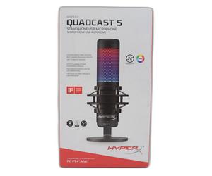 HyperX QuadCast S RGB USB Condensatore per PC PLAYSTATION Mac Nuovo Originale