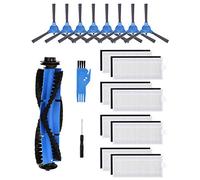 Hyphen-X Pezzi di ricambio compatibili con Eufy RoboVac 11S, 30, 30C, 15C, 12, 35C, accessori per robot aspirapolvere (filtri e spazzole laterali, rotanti