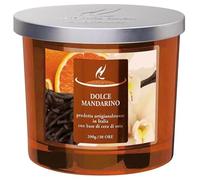 HYPNO CASA - Candela in Vasetto di Vetro, 200 gr. (Dolce Mandarino)