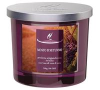 HYPNO CASA - Candela in Vasetto di Vetro, 200 gr. (Mosto D'Autunno)