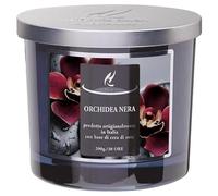 HYPNO CASA - Candela in Vasetto di Vetro, 200 gr. (Orchidea Nera)