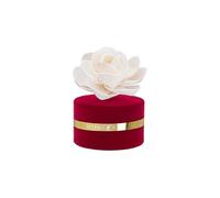 HYPNO CASA Diffusore a Bastoncini con Rosa Bianca 60ml Floccato Velluto Bordeaux Melograno