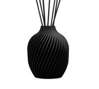 HYPNO CASA Diffusore a Bastoncini Vaso 3D con Ricarica Latte e Ambra Dolce 100ml