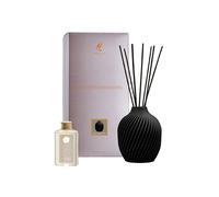 HYPNO CASA GIFT SET VASO 14 CM NERO - LATTE & AMBRA DOLCE
