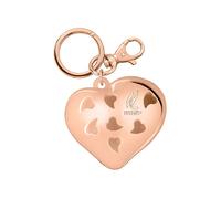 HYPNO CASA Portachiavi Profumato Cuore Orchidea Nera 6x7cm Rame Metallo