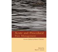 Hypnosis for Acute and Procedural Pain Management (Tascabile)