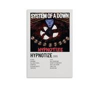 Hypnotize by System of A DownWaterproof Poster dipinto su tela decorativo adatto per ufficio, camera da letto, soggiorno, poster, senza cornice, stile 40 x 60 cm