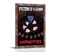 Hypnotize-System of A Down- Poster su tela, decorazione artistica da parete per camera da letto, soggiorno, camera da letto, decorazione artistica da parete, stile cornice, 40 x 60 cm