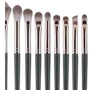 Hypoaller-genic, set di pennelli da trucco, con setole sintetiche, 14 pezzi, set di pennelli con setole sintetiche morbide, applicatore cosmetico, manico comodo, per viso e occhi completi per uso