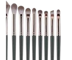 Hypoaller-genic, set di pennelli da trucco, con setole sintetiche, 14 pezzi, set di pennelli con setole sintetiche morbide, applicatore cosmetico, manico comodo, per viso e occhi completi per uso
