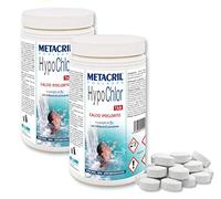 HypoChlor Tab 2Kg(1+1)-Metacril Calcio Ipoclorito 65% in Pastiglie da 7gr.per Piscina e IDROMASSAGGIO - Spedizione IMMEDIATA