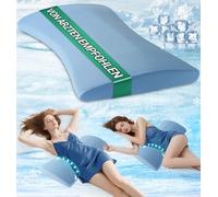 Hypuno Cuscino lombare ortopedico ergonomico per schiena e lordosi in memory foam per letto e divano - sollievo nella parte bassa della schiena - fodera rinfrescante e rimovibile