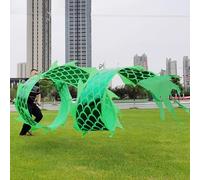 HYQING Nastro da Danza con Drago Verde, Motivo: Drago Cinese, Bandiera da Danza con Testa di Drago, for Sport all'Aria Aperta, for Adulti e Anziani.(8 m (26 ft))