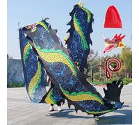 HYQING Nastro da Lancio Dragon Poi Black Dragon Poi, for Sport all'Aria Aperta, aquiloni Wu Long, Nastri da Lancio Dragon for Anziani, for parchi/Giardini/piazze(8 m (26 ft))