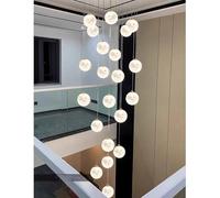 HYQJUNE Lampada A Sospensione Moderna E27 Stampa 3D Terra Lampadario Da Soggiorno Luci Pendenti Sala Da Pranzo Alberghi Ingresso Lampada Stile Futuristico Regolabile In Altezza Plafoniera(21-head)