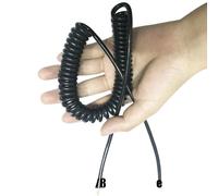 HYQOUKLR Cavo a Spirale telescopico, Cavo a Molla, Cavo telescopico a Spirale Solida, Filo di Rame multipolare Quadrato da 0,2 mm, 2-10 Anime, 2,5 m(5core 0.2 Square)