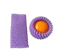 HYQOUKLR Copertura Protettiva Antiurto, 100 Pezzi Tasca a Maniche in Rete di Schiuma, 14 × 7 cm Protezione Antiurto Imballaggio for Il Trasporto(Purple)