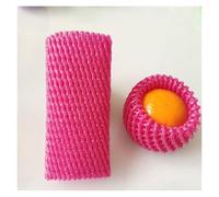 HYQOUKLR Copertura Protettiva Antiurto, 1000 Pezzi di Rete Protettiva for Frutta, 14 × 7 cm, Rete in Schiuma Elastica Antiurto, Protezione for Uova e Verdure(Rose Red)