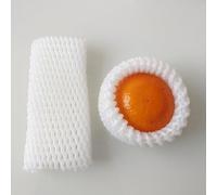 HYQOUKLR Copertura Protettiva Antiurto, 50 Pezzi di Rete Protettiva for Frutta, 14 × 7 cm, Rete in Schiuma Elastica Antiurto e anticollisione(White)