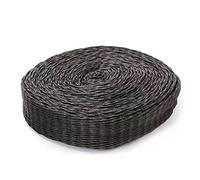 HYQOUKLR Copertura Protettiva Antiurto, Set di Maniche in Rete di Schiuma Colorata for Frutta, Tasca, Rotolo Lungo, Protezione Antiurto, imballaggio(Black,9cmx23m)