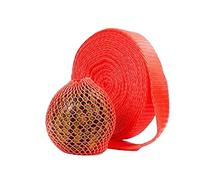 HYQOUKLR Copertura Protettiva Antiurto, Set di Maniche in Rete di Schiuma Colorata for Frutta, Tasca, Rotolo Lungo, Protezione Antiurto, imballaggio(Red,9cmx21m)