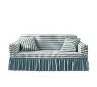 HYQOUKLR copridivano a L, regalo per il papà, Copridivano con gonna for 1, 2, 3 e 4 posti(4,235x300cm)