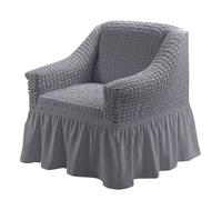 HYQOUKLR copridivano a L, regalo per il papà, Copridivano in seersucker a 1 posto, protezione for mobili, gonna elasticizzata(14)