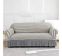 HYQOUKLR copridivano a L, regalo per il papà, Copridivano in seersucker con orlo a balze multicolore, diverse misure(Ztkjbh018,145x185cm)