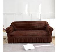 HYQOUKLR copridivano a L, regalo per il papà, Copridivano in seersucker con orlo a balze multicolore, diverse misure(Ztkjbh017,90x140cm)