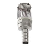 HYQOUKLR Filtro del Tubo, Filtro del Tubo di aspirazione, 1 pz 15mm 16mm 20mm Filtro for Tubo Flessibile, Tubo di irrigazione da Giardino Pompa for autolavaggio(15mm)