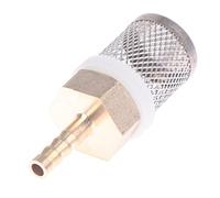 HYQOUKLR Filtro del Tubo, Filtro del Tubo di aspirazione, 1PC 6MM-19MM Filtro for irrigazione da Giardino for autolavaggio Filtro a Maglie in Acciaio Inossidabile in Ottone(12MM)