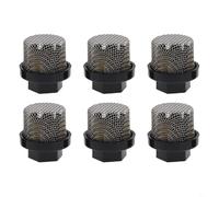 HYQOUKLR Filtro del Tubo, Filtro del Tubo di aspirazione, 6 Pezzi Filtro a Rete for Tubo Flessibile di aspirazione for spruzzatore di Vernice airless da 7/8 Pollici