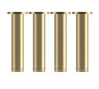 HYQOUKLR Gambe per mobili regolabili, Adjustable Metal Aluminum Alloy Furniture Legs Multicolor Multiple Sizes(Brushed Gold,70mm/2.75in)
