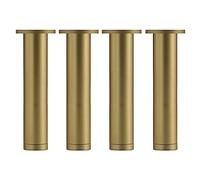 HYQOUKLR Gambe per mobili regolabili, Adjustable Metal Aluminum Alloy Furniture Legs Multicolor Multiple Sizes(Gold,160mm/6.3in)