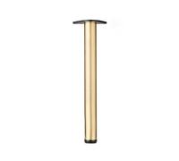 HYQOUKLR Gambe per mobili regolabili, Adjustable Metal Furniture Legs, Multicolor, 10-140 cm(Brushed Gold,40cm)