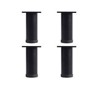 HYQOUKLR Gambe per mobili regolabili, Aluminum Coffee Table Legs Multicolor 8-30cm Fur Feet With 8mm Screw Floor Protector(Black,20cm/7.9in)